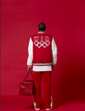 MGMW Red "Brilliant Flare" Pants